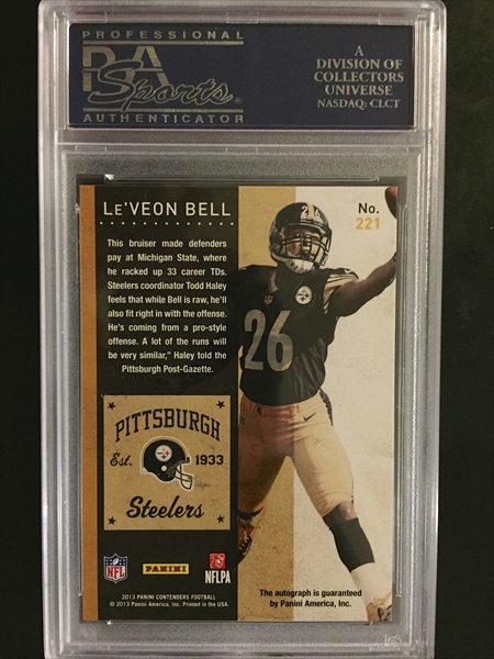 Le'Veon Bell College Memorabilia, Le'Veon Bell Collectibles, Verified Signed  Le'Veon Bell Photos