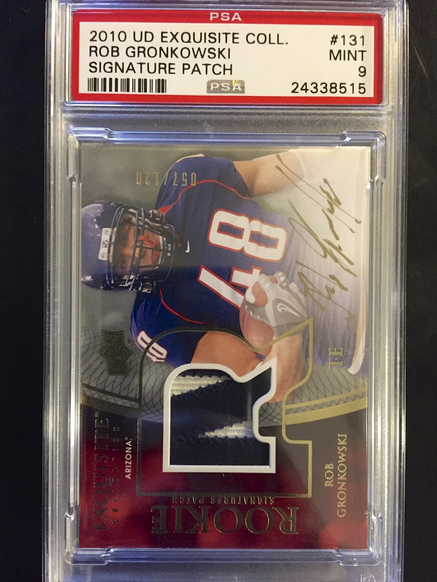 2010 Topps Leaping Catch SSP Rob Gronkowski RC Rookie Patriots PSA/DNA –  Diamond Legends Online