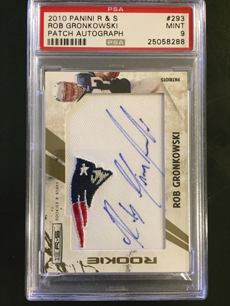 SP #/499 BGS 9.5 Rc Rob Gronkowski Auto Contenders White Jersey Rookie  Autograph