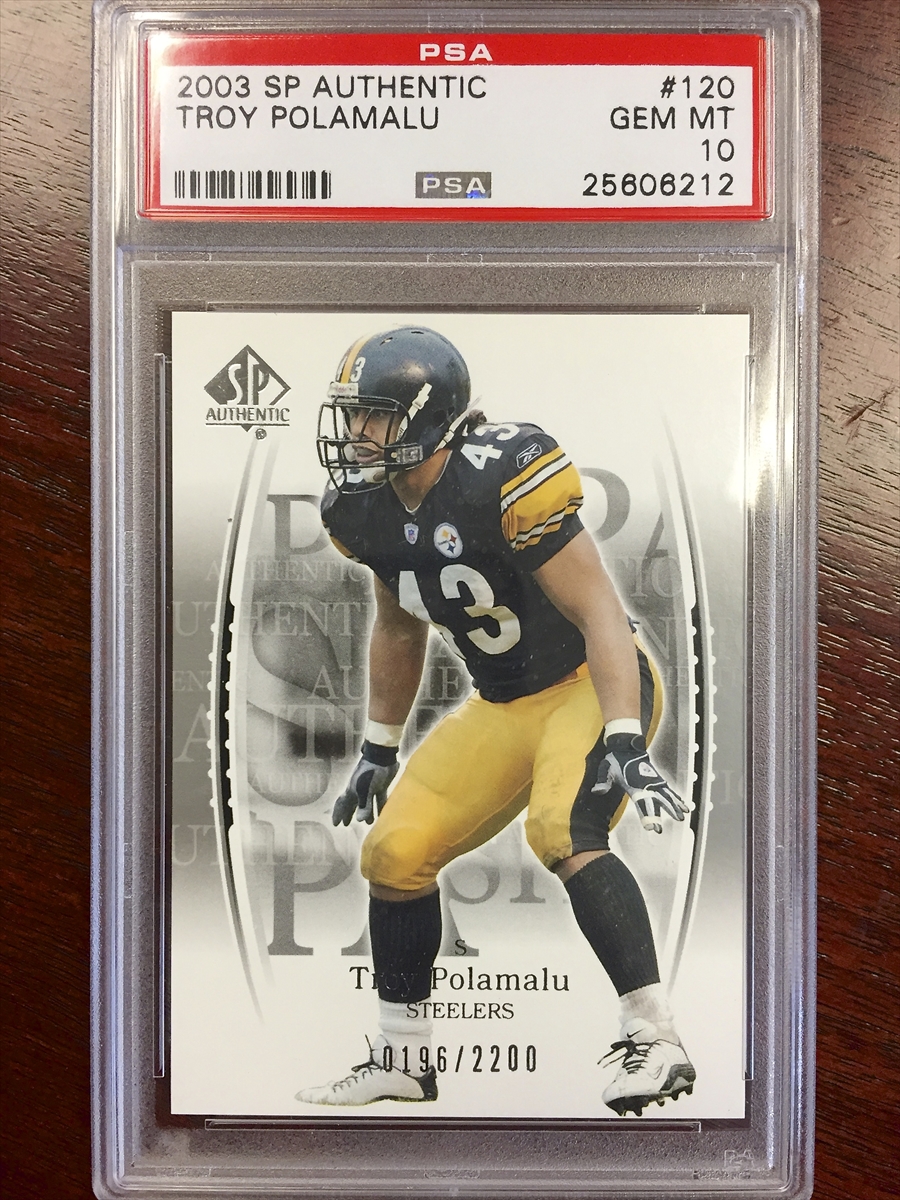 Troy Polamalu Practice-Used Jersey Signed Steelers Rookie Season 2003 - COA  BAS & 100% Authentic Team