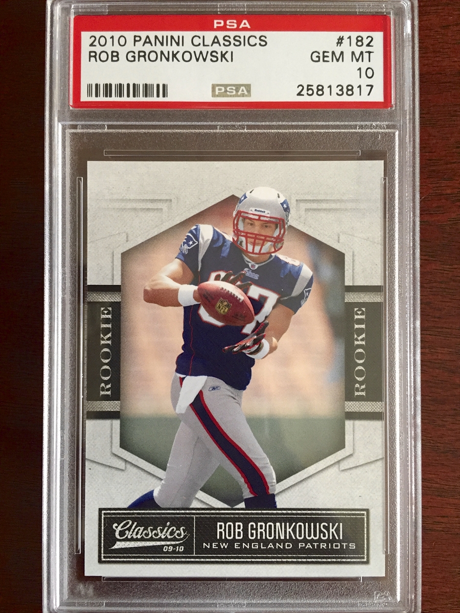 : Graded 2010 Topps Platinum Rob Gronkowski #122 Rookie RC  Football Card PSA 10 Gem Mint : Collectibles & Fine Art