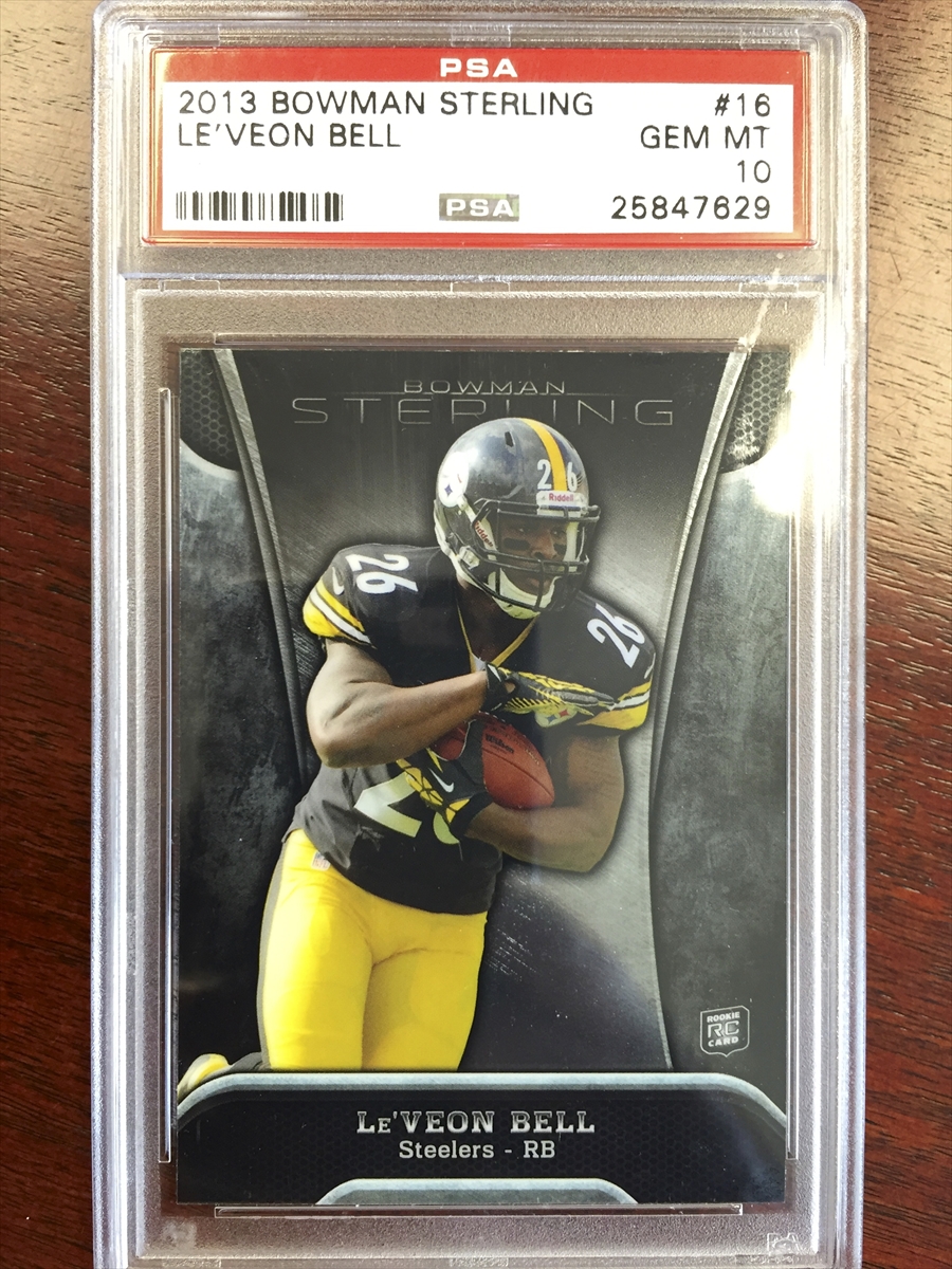 Le'Veon Bell Autographed 2013 Panini Absolute Rookie Jersey Card