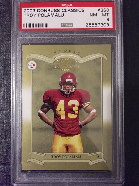 2006 TROY POLAMALU PLAYOFF PRESTIGE *SUPER BOWL HEROES* #SB6 PITTSBURGH  STEELERS