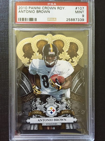 ANTONIO BROWN ROOKIE CARD 2010 Gridiron Gear $$ RC Football PITTSBURGH  STEELERS!