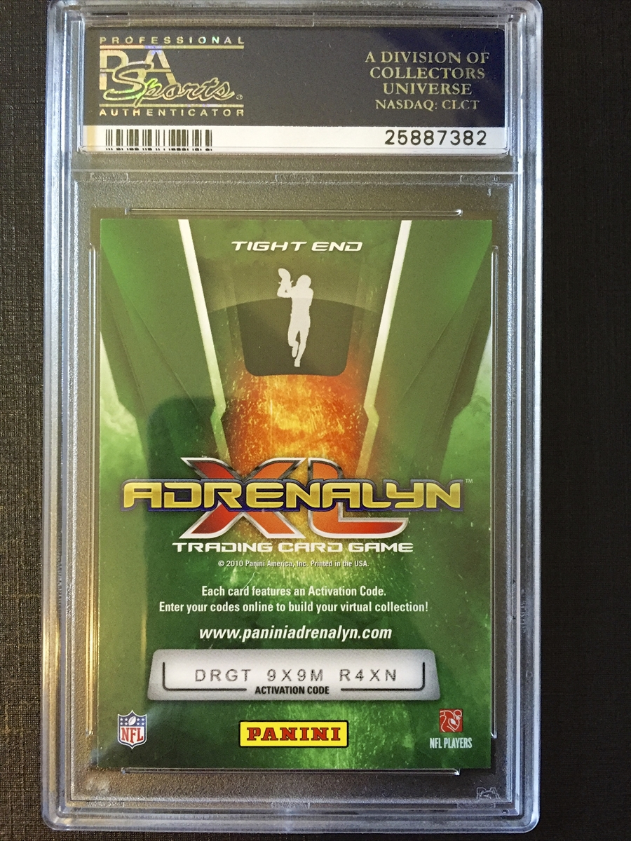 : Graded 2010 Topps Platinum Rob Gronkowski #122 Rookie RC  Football Card PSA 10 Gem Mint : Collectibles & Fine Art