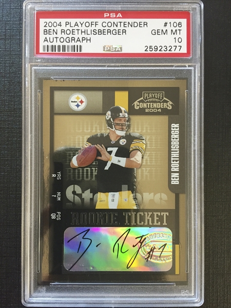 At Auction: 2007 Playoff Absolute Memorabilia Ben Roethlisberger