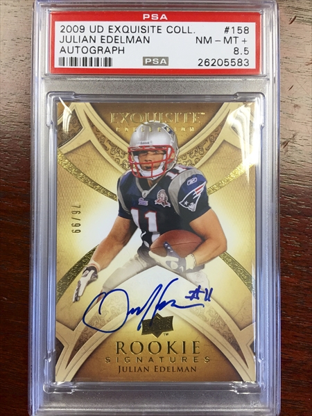 Football, Julian Edelman Rookie Set All Time Set: Will's Edelman Rookie Set