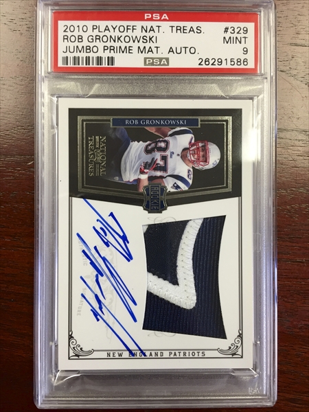 SP #/499 BGS 9.5 Rc Rob Gronkowski Auto Contenders White Jersey Rookie  Autograph