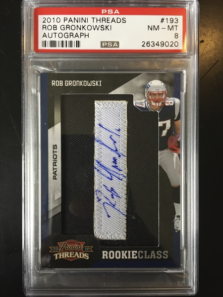 2021 Rob Gronkowski Panini Illusions BLACK ILLUSIONISTS 06/50 PSA 9 #I