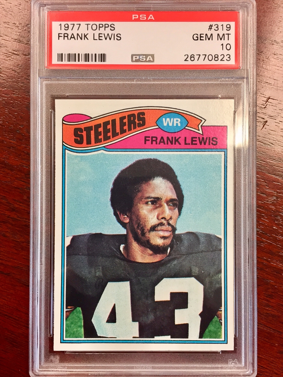 : 1977 Topps # 319 Frank Lewis Pittsburgh Steelers