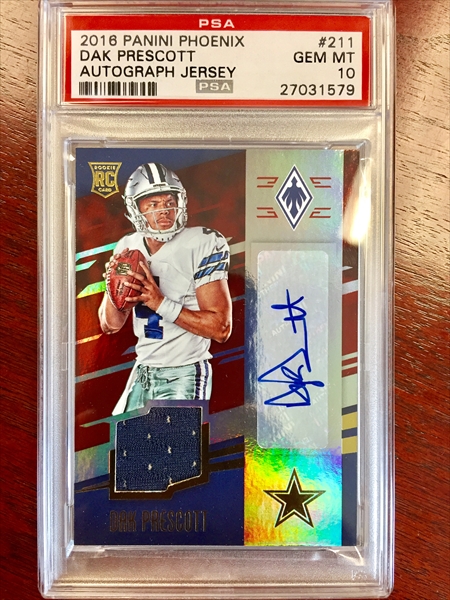 2016 Rookies and Stars Dress for Success Jersey Autographs #17 Dak