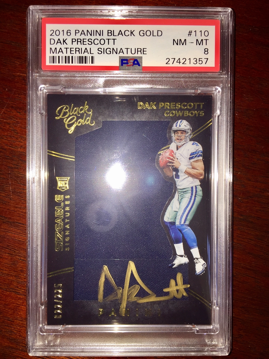 : 2016 Panini Black Friday #57 Dak Prescott RC #345/499