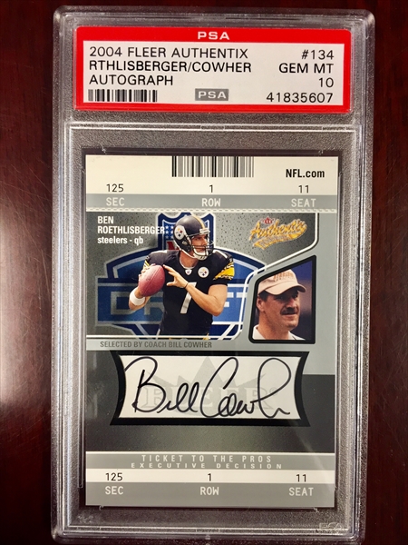 Sold at Auction: 2007 Artifacts Ben Roethlisberger #NFL-BE Game