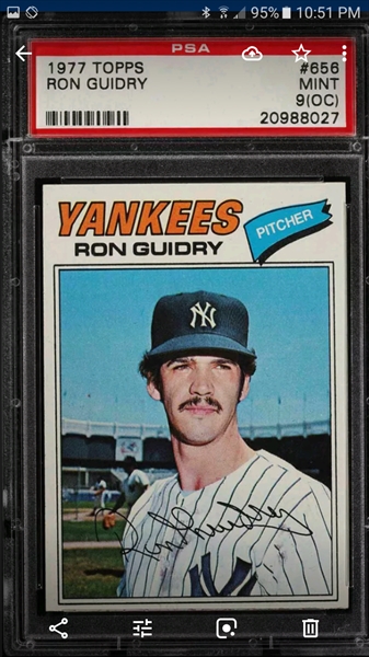 1984 Topps Ralston Purina 31 Ron Guidry New York Yankees