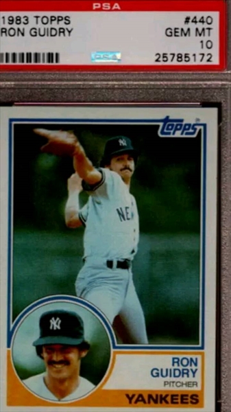 1983 Topps Ron Guidry