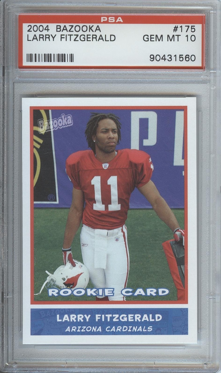 Larry Fitzgerald football cards, Rookie, Jersey