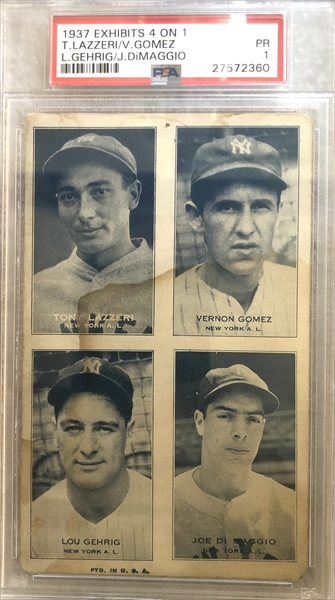 1937 O-pee-chee Baseball 118 Joe Dimaggio new York Yankees 