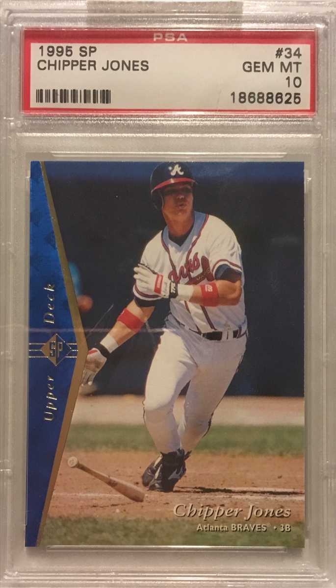 2000 TOPPS ALL-TOPPS LIMITED EDITION #AT5 CHIPPER JONES HOF PSA 10