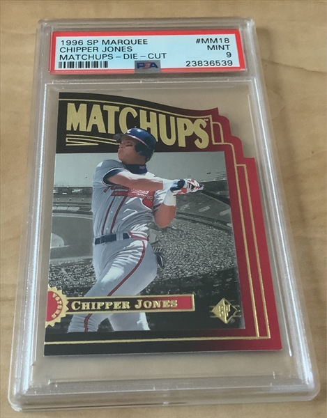 Chipper Jones 2019 Topps 150th Anniversary Manufactured Patches 150th  Anniversary #AMPCJ S2 (PSA 10)