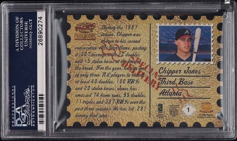 1997 Topps parallels – Chipper Jones