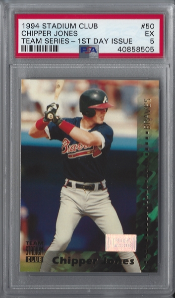 1997 Topps parallels – Chipper Jones