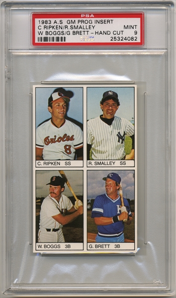 George Brett - Card # 4 - Topps - Baseball - 1983 All Star Game  Commemorative Set