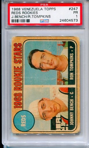 1969 Topps Deckle Edge #20 Tommy Helms - GOOD - THE COLLECTOR'S