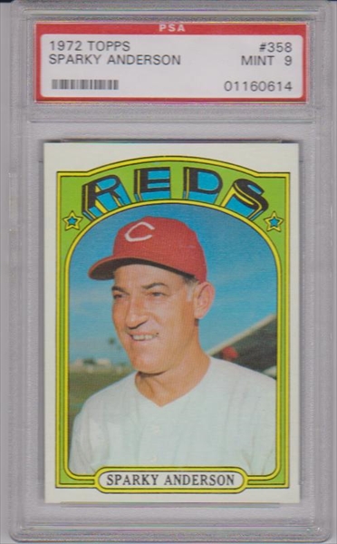 Baseball, Sparky Anderson (Manager) Master Topps Set All Time Set: John's Sparky  Anderson MMT