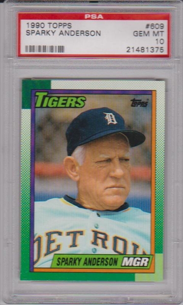 Baseball, Sparky Anderson (Manager) Master Topps Set All Time Set: John's Sparky  Anderson MMT