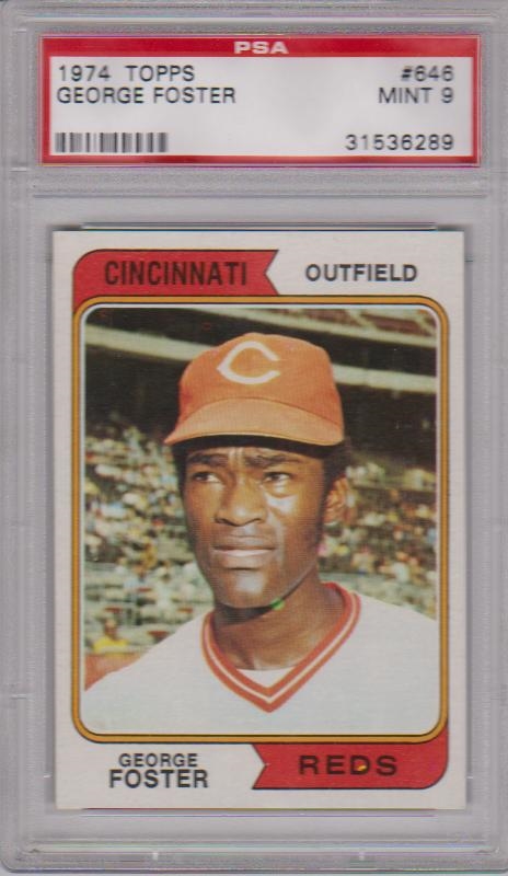  1973 Topps # 399 George Foster Cincinnati Reds