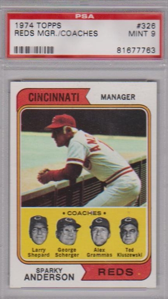Baseball, Sparky Anderson (Manager) Master Topps Set All Time Set: John's Sparky  Anderson MMT