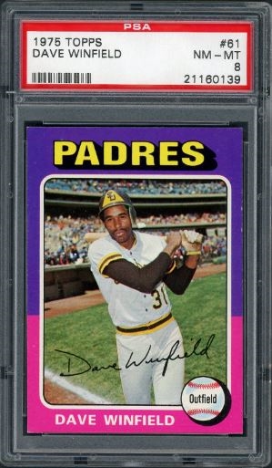 Baseball - Dave Winfield Basic Topps Set: The Bronx Right Fielder Set Image  Gallery