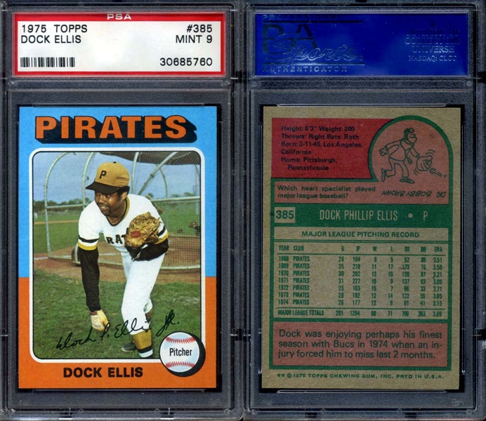 A PACK OF CARDS: 1973 dock ellis