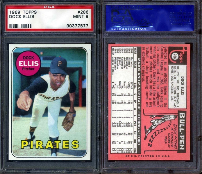  1976 Topps # 528 Dock Ellis Pittsburgh Pirates