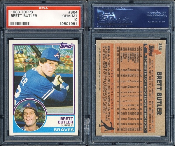  1993 SP #91 Brett Butler NM-MT Los Angeles Dodgers Baseball :  Collectibles & Fine Art