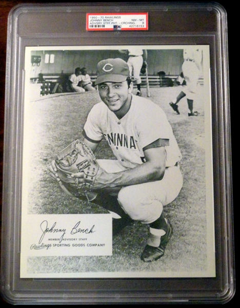 1969 Milton Bradley # Johnny Bench