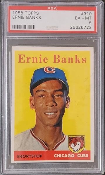 PSA Auto 1987 Baseball's All-Time Greats Ernie Banks