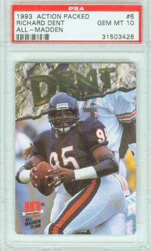 1993 Action Packed All-Madden #34 Mike Singletary Chicago Bears Baylor