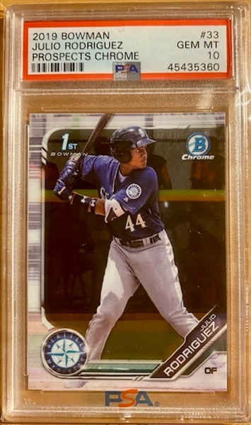 その他 bowman Julio Rodriguez psa10 chrome PSA 10 JULIO RODRIGUEZ 2019 1st Bowman Chrome #BCP33 Rookie Card
