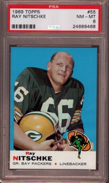 : 1969 Topps # 255 Herb Adderley Green Bay Packers