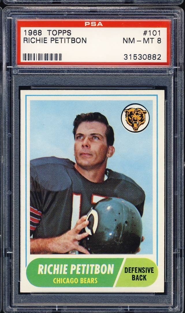 1968 Topps Test Team Photo #24: Chicago Bears