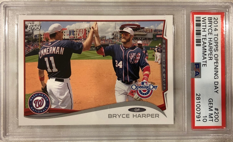 PSA Set Registry Showcase: 2014 Topps Bryce Harper Rainbow (Base, Mini,  Chrome, Opening Day)