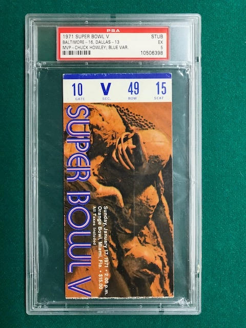 Tickets - Super Bowl Basic Set (1967-Present): Wolfman Set Image Gallery