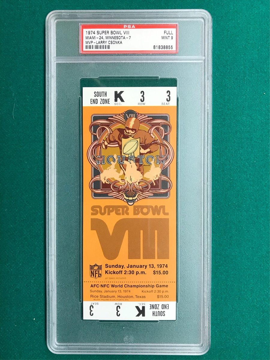 Tickets - Super Bowl Basic Set (1967-Present): Wolfman Set Image Gallery