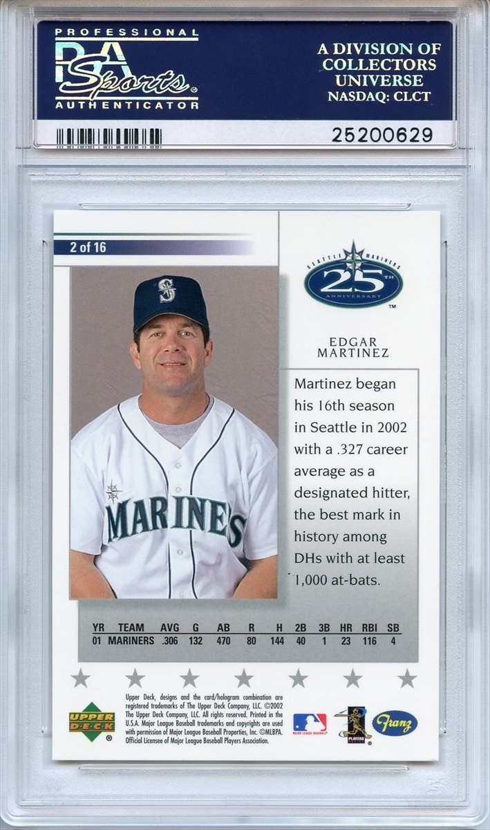  2002 Topps # 6 Bret Boone Seattle Mariners (Baseball