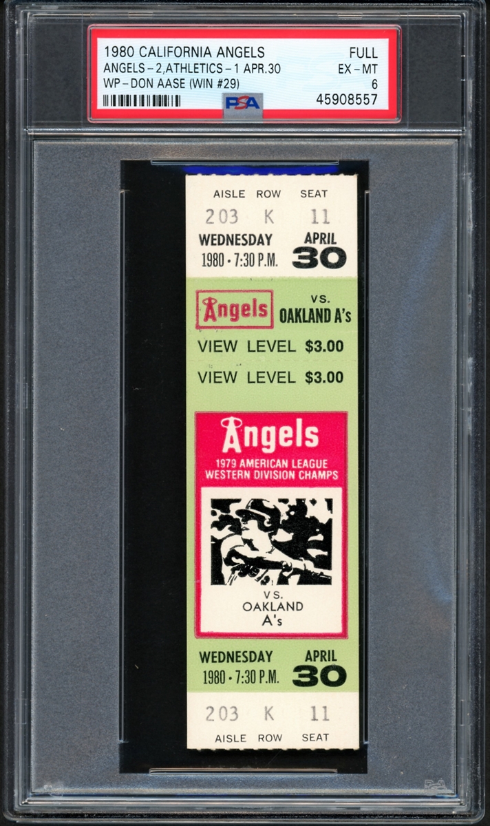 Tickets - Los Angeles Angels Games (1961-Present): CreeperKat's