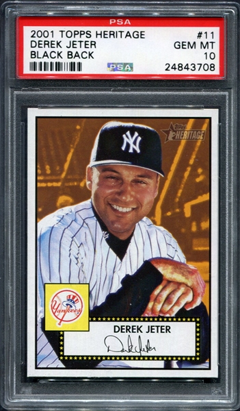 PSA Set Registry Showcase: JAYZ Derek Jeter Heritage Cards