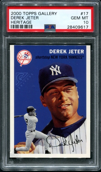 PSA Set Registry Showcase: JAYZ Derek Jeter Heritage Cards