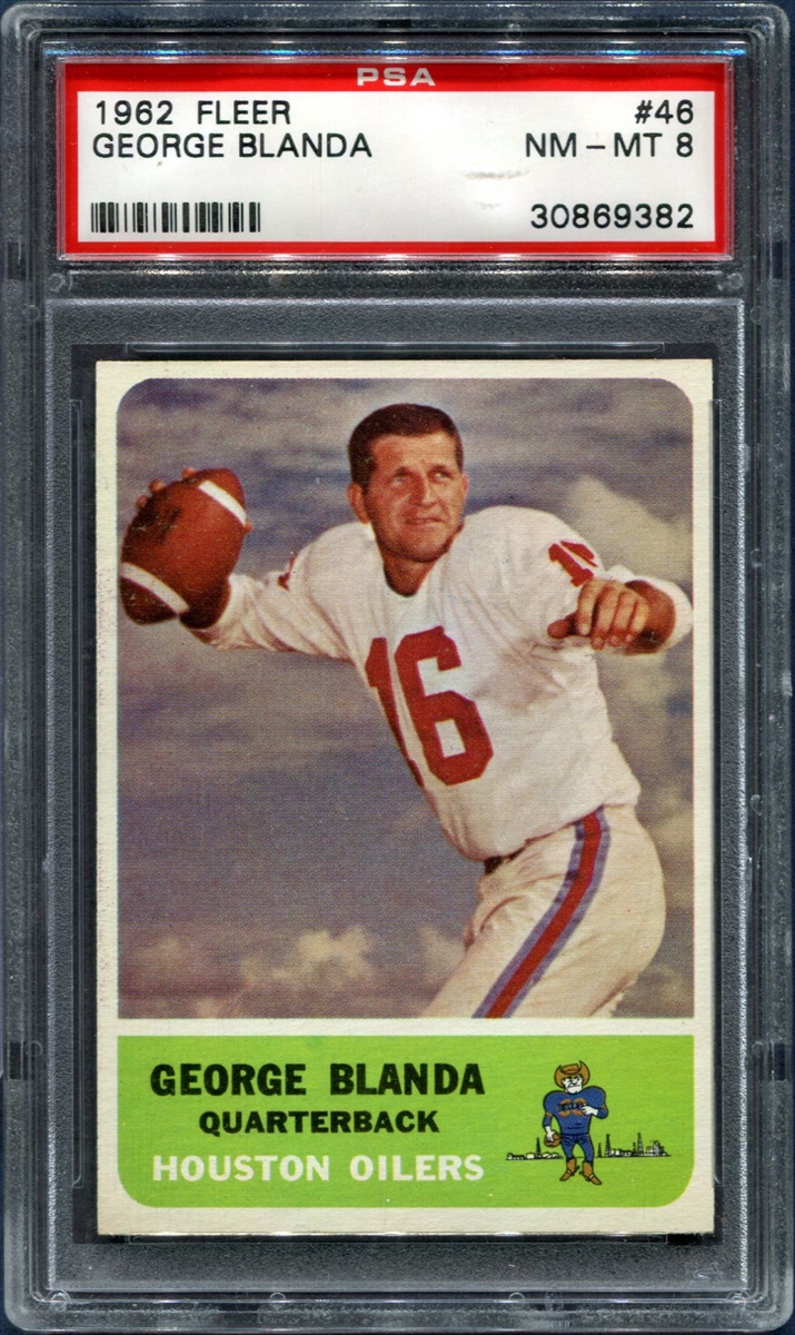 : 1960 Fleer # 58 George Blanda Houston Oilers (Football