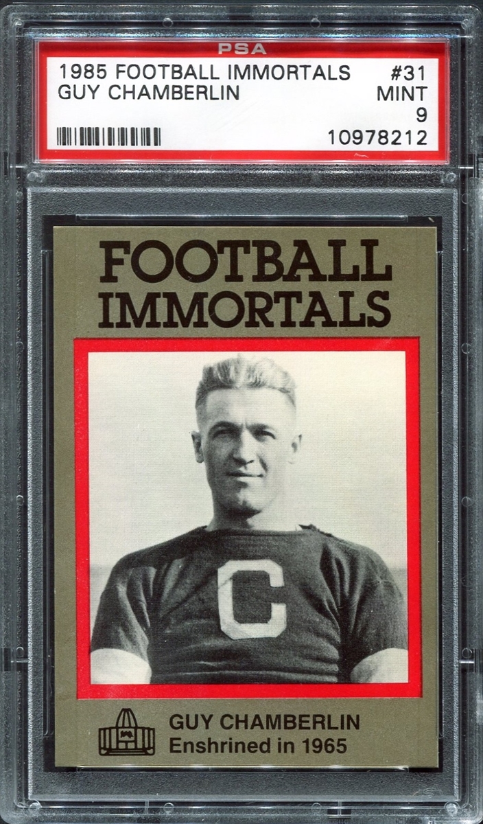 1975 Fleer Immortal Roll Football Card - Bronko Nagurski